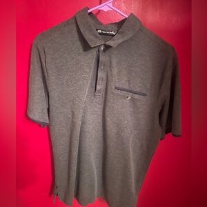 Travis Mathew polo- size m - gray